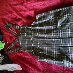 No boundaries overall style dress XL green